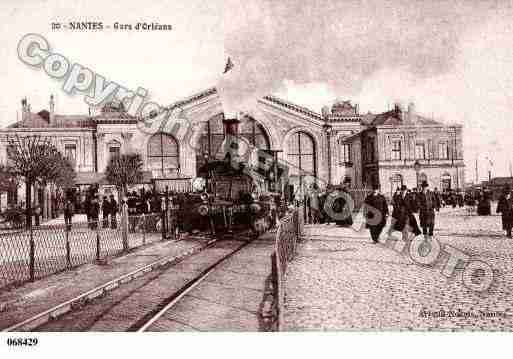 Ville de NANTES, carte postale ancienne