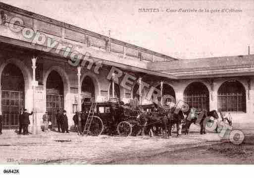 Ville de NANTES, carte postale ancienne