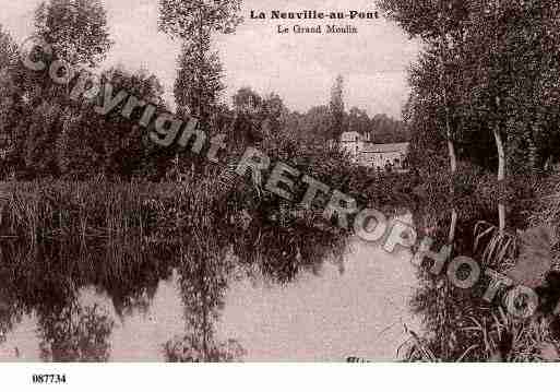 Ville de NEUVILLEAUPONT(LA), carte postale ancienne