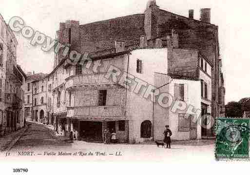 Ville de NIORT, carte postale ancienne