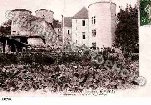 Ville de NOIRETABLE, carte postale ancienne