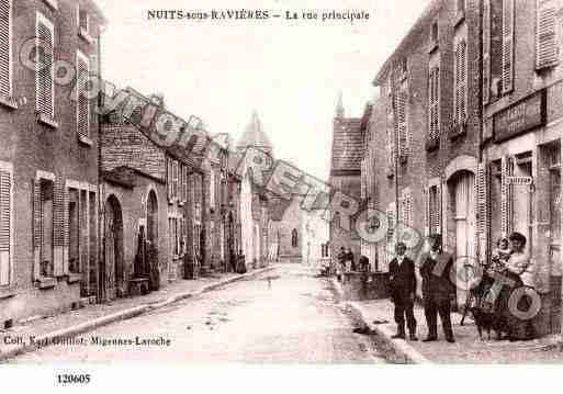 Ville de NUITSSURARMANCONETSOUSRIVIERES, carte postale ancienne