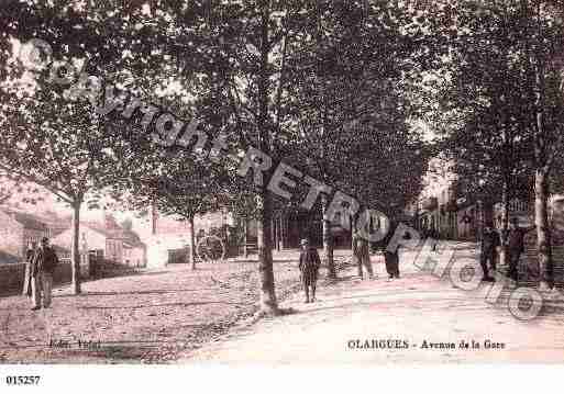 Ville de OLARGUES, carte postale ancienne