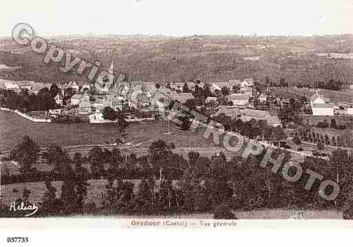 Ville de ORADOUR, carte postale ancienne