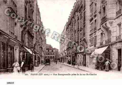 Ville de PARIS15, carte postale ancienne