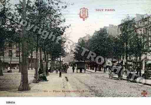 Ville de PARIS15, carte postale ancienne