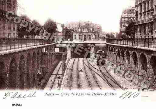 Ville de PARIS16, carte postale ancienne