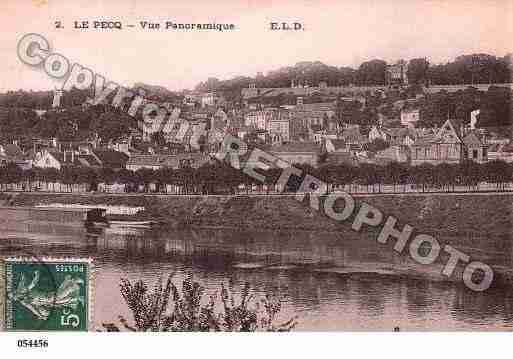 Ville de PECQ(LE), carte postale ancienne