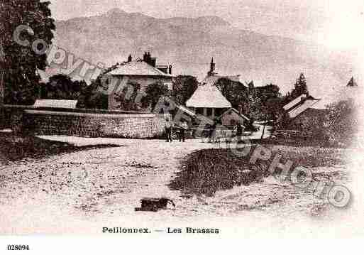 Ville de PEILLONNEX, carte postale ancienne