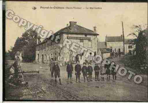 Ville de PEYRATLECHATEAU, carte postale ancienne