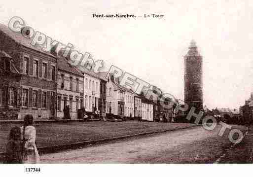 Ville de PONTSURSAMBRE, carte postale ancienne