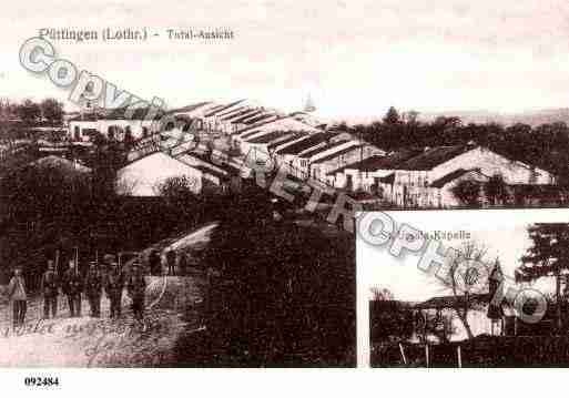 Ville de PUTTIGNY, carte postale ancienne