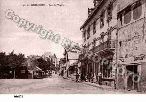 Ville de QUIBERON, carte postale ancienne