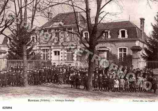 Ville de RAVEAU, carte postale ancienne