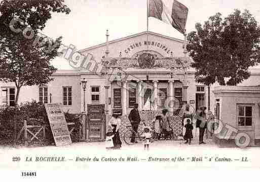 Ville de ROCHELLE(LA), carte postale ancienne