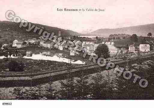 Ville de ROUSSES(LES), carte postale ancienne