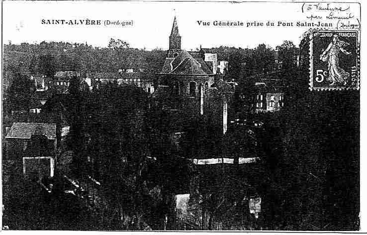 Ville de SAINTALVERE, carte postale ancienne