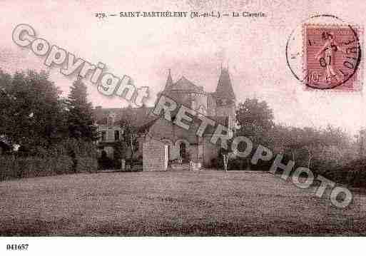 Ville de SAINTBARTHELEMYD'ANJOU, carte postale ancienne