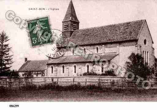 Ville de SAINTBON, carte postale ancienne