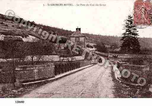 Ville de SAINTGEORGESMOTEL, carte postale ancienne