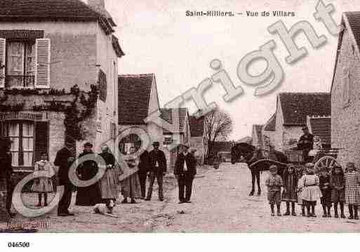 Ville de SAINTHILLIERS, carte postale ancienne