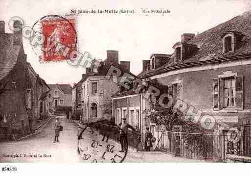 Ville de SAINTJEANDELAMOTTE, carte postale ancienne