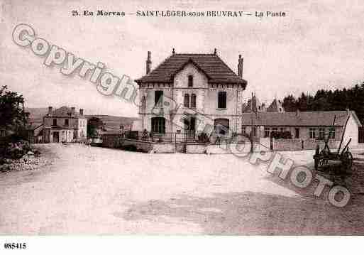 Ville de SAINTLEGERSOUSBEUVRAY, carte postale ancienne