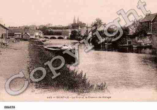 Ville de SAINTLO, carte postale ancienne