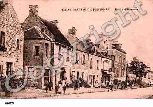 Ville de SAINTMARTINDEFONTENAY, carte postale ancienne