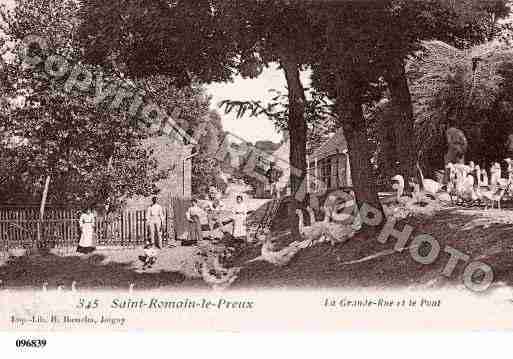 Ville de SAINTROMAINLEPREUX, carte postale ancienne Ville de SAINTROMAINLEPREUX, carte postale ancienne