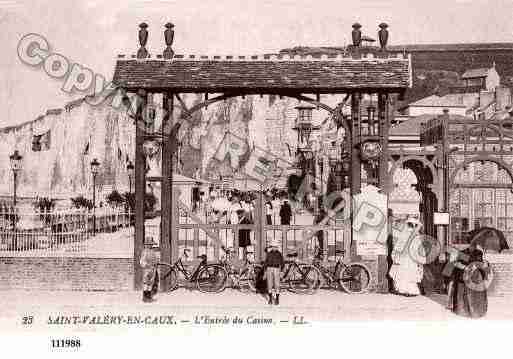 Ville de SAINTVALERYENCAUX, carte postale ancienne
