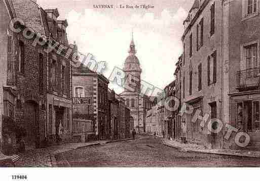 Ville de SAVENAY, carte postale ancienne