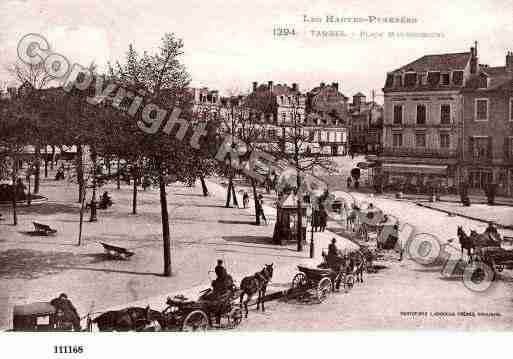 Ville de TARBES, carte postale ancienne