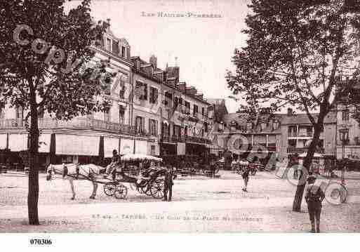 Ville de TARBES, carte postale ancienne