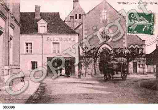 Ville de THENAY, carte postale ancienne