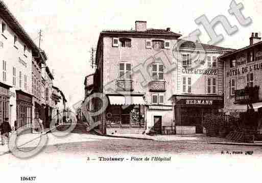 Ville de THOISSEY, carte postale ancienne