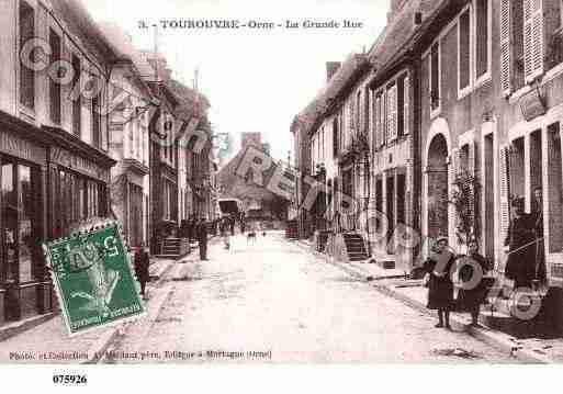 Ville de TOUROUVRE, carte postale ancienne