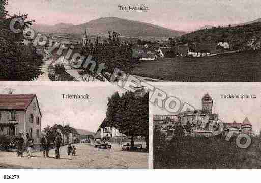 Ville de TRIEMBACHAUVAL, carte postale ancienne