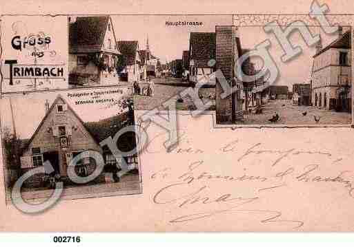 Ville de TRIEMBACHAUVAL, carte postale ancienne