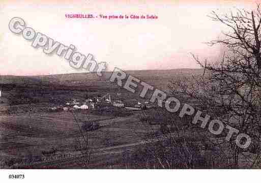 Ville de VIGNEULLES, carte postale ancienne