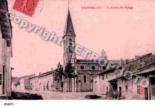 Ville de VIGNEULLES, carte postale ancienne