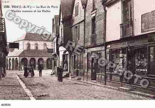 Ville de VITRE, carte postale ancienne