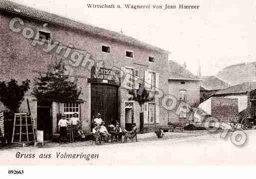 Ville de VOLMERANGELESBOULAY, carte postale ancienne