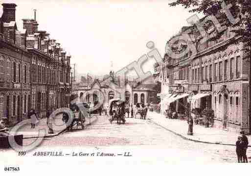 Ville de ABBEVILLE, carte postale ancienne
