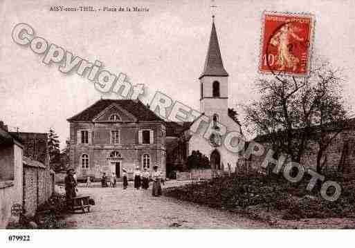 Ville de AISYSOUSTHIL, carte postale ancienne