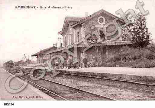 Ville de AMBRONAY, carte postale ancienne