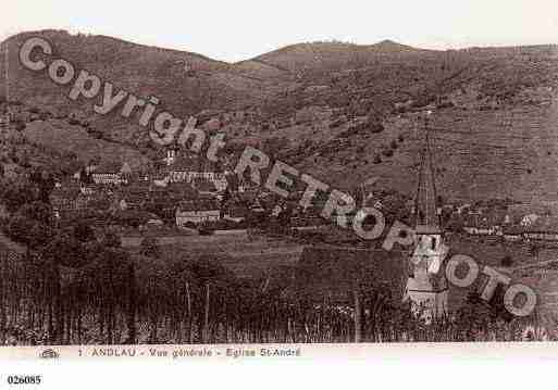 Ville de ANDLAU, carte postale ancienne