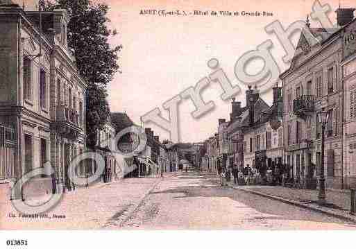 Ville de ANET, carte postale ancienne