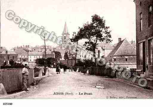 Ville de ANOR, carte postale ancienne