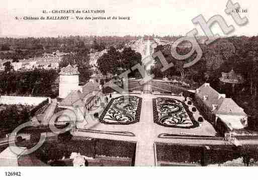 Ville de BALLEROY, carte postale ancienne